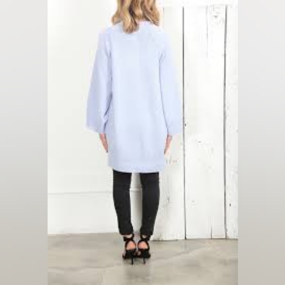 Acne Studios SONYA Pastel Blue Oversized Wool & Cashmere Cardigan - Picture 2 of 11
